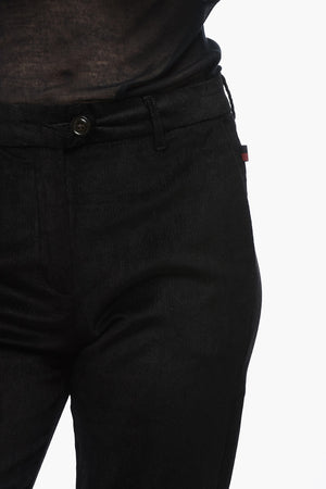 Pantaloni Crop in Corduroy
