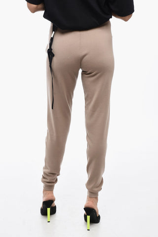 Wool Sweatpants with Cuffs