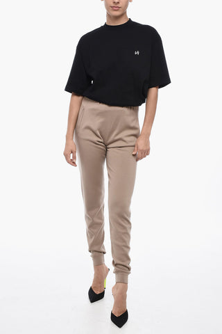 Wool Sweatpants with Cuffs