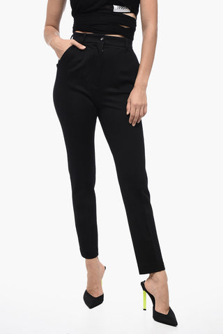 High-waisted Stretchy Chinos Pants