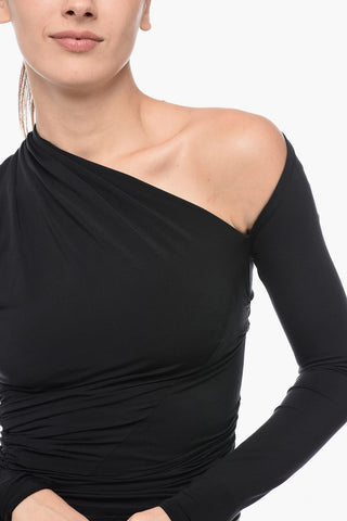 Rouched Long Sleeved Top