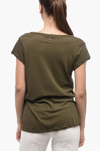 Light Cotton Wrinkled Effect T-Shirt 