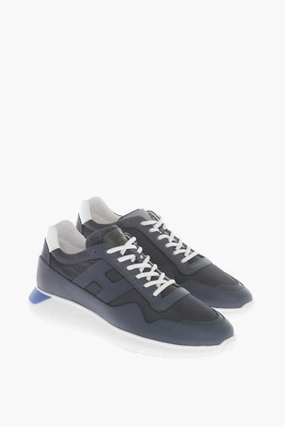 Sneakers INTERACTIVE3 in Tessuto Tecnico con Inserti in Nabuk