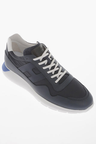 Sneakers INTERACTIVE3 in Tessuto Tecnico con Inserti in Nabuk