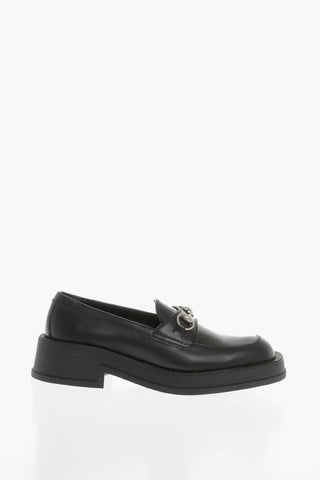 Chunky Loafers with Horsebite Logo