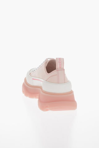 Leather Low-Top Sneakers With Chunky Soles