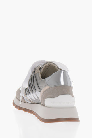 Low-Top Sneakers With Glitter Details