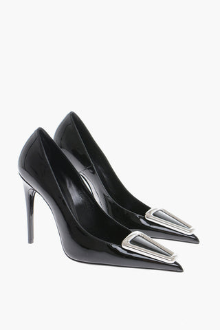 Pointed Patent Leather Pumps Heel 11 cm