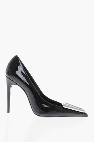 Pointed Patent Leather Pumps Heel 11 cm