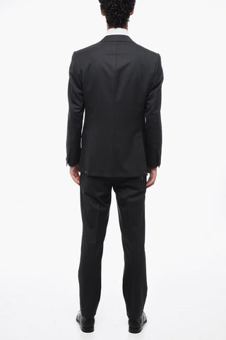 Virgin Wool LEADER Suit with Flap Pockets