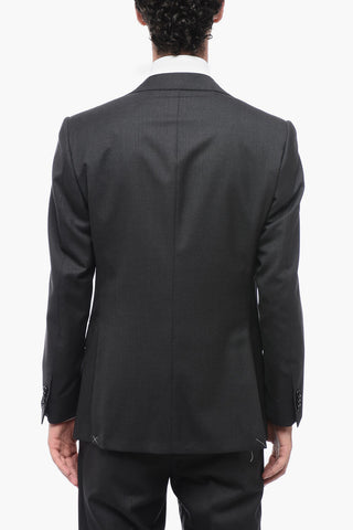 Virgin Wool LEADER Suit with Flap Pockets
