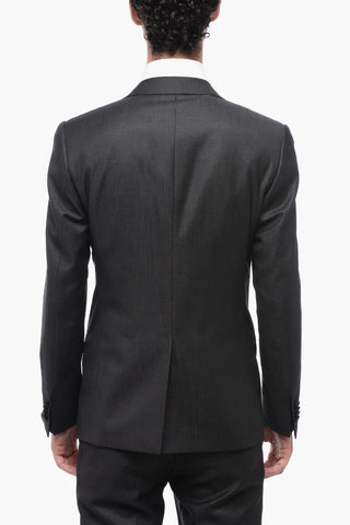 Dreiteiliger Anzug CERIMONIA ACADEMY mit Details aus Satin