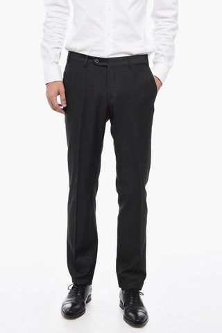 Dreiteiliger Anzug CERIMONIA ACADEMY mit Details aus Satin