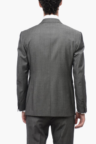 Virgin Wool Three-Piece Suit CERIMONIA ACADEMY
