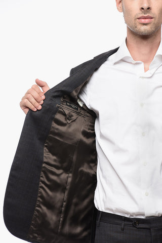SUPER 130'S Virgin Wool ACADEMY Suit with Notch Lapel