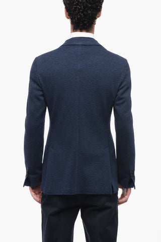 Blazer Monopetto In Misto Lana Con Chest Piece Removibile