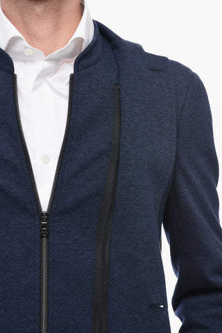 Blazer Monopetto In Misto Lana Con Chest Piece Removibile