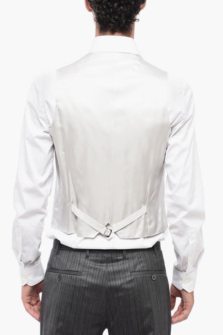 CC COLLECTION 3-Piece CERIM.RESET Suit with Pinstriped Pants