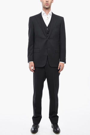 Virgin Wool Three-Piece Suit MANTUA