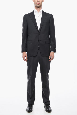 Pantaloni LEADER In Lana Vergine Regular Fit