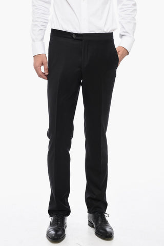 Virgin Wool SMOKING LEADER Suit with Satin Lapel