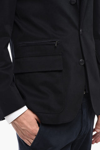 Blazer Monopetto IDENTITY Con Chest Piece Trapuntato Removibile