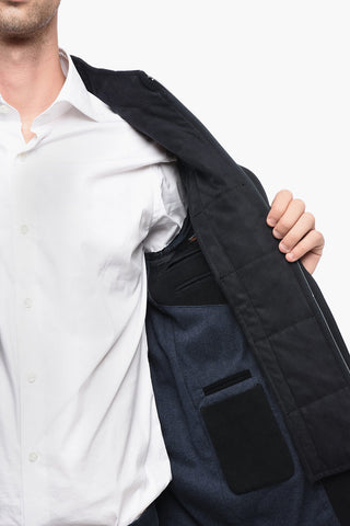 Blazer Monopetto IDENTITY Con Chest Piece Trapuntato Removibile
