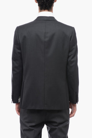 순모 싱글 브레스트 블레이저 MANTUA 플랩 포켓