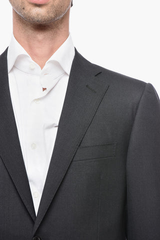순모 싱글 브레스트 블레이저 MANTUA 플랩 포켓