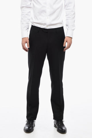 Virgin Wool Suit LEADER with Flap Pockets