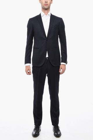 Peak Lapel CERIMONIA ACADEMY Virgin Wool Suit