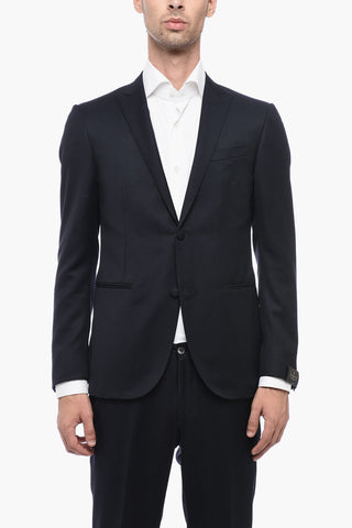 Peak Lapel CERIMONIA ACADEMY Virgin Wool Suit