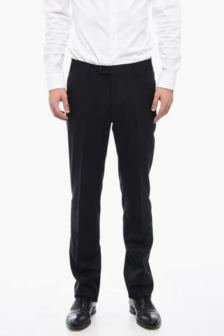 Pantaloni LEADER in Lana Vergine con Slim Fit