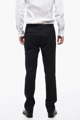 Pantaloni LEADER in Lana Vergine con Slim Fit