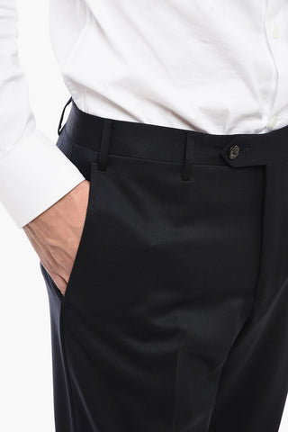 Pantaloni LEADER in Lana Vergine con Slim Fit