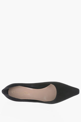 Pointed Suede Pumps With Heel 8 cm 