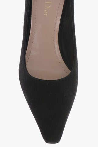Pointed Suede Pumps With Heel 8 cm 