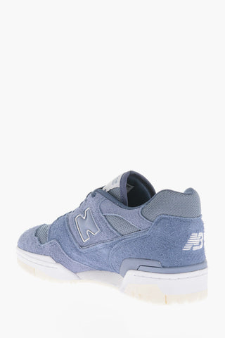 Suede and Nylon 550 Low-Top Sneakers