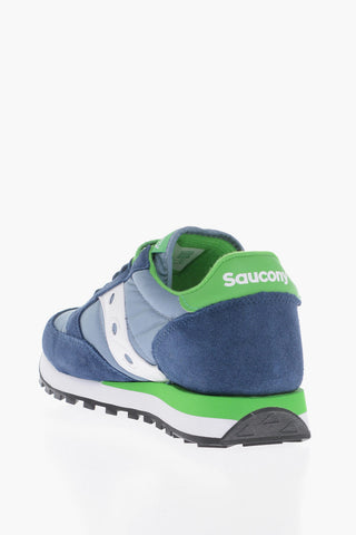 Two-Tone Suede and Nylon JAZZ Low Top Sneakers