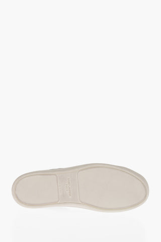 Satin High-Top Sneakers