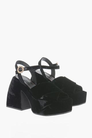Velvet MOON Sandals with Braided Bands 12cm