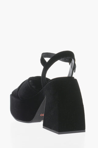 Velvet MOON Sandals with Braided Bands 12cm