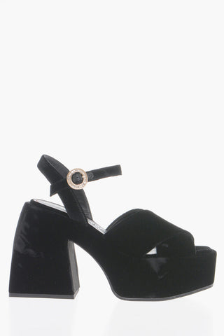 Velvet MOON Sandals with Braided Bands 12cm