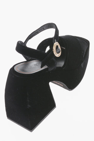 Velvet MOON Sandals with Braided Bands 12cm