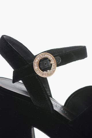 Velvet MOON Sandals with Braided Bands 12cm