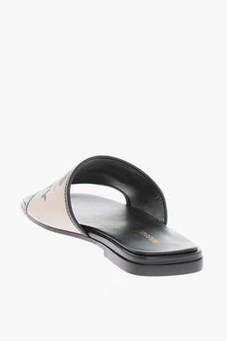 Fabric Slides With Logo Print