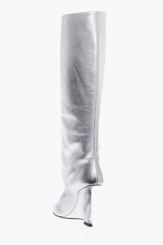 Laminated Leather CLEA Boot with Wedge 10,5cm