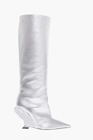 Laminated Leather CLEA Boot with Wedge 10,5cm