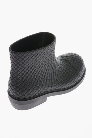 Braided Rubber Ankle Boots