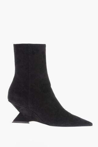 Stivali CHEOPE In Pelle Scamosciata Con Tacco Statement 7 cm